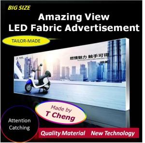 Wholesale led advertisement: UV Printed Fabric LED Illuminating Advertisement Box