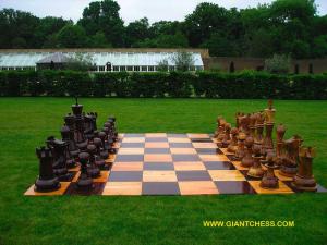 Wholesale garden teak furniture: 36 Inch Chess Set