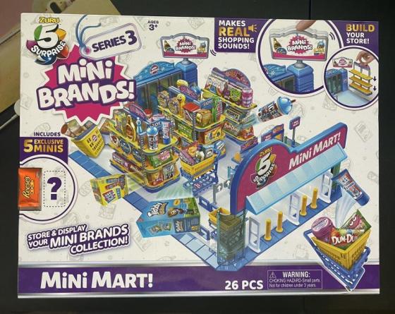 Mini Brands Mini Mart Toy Store and Display with Sounds & 5 Surprise ...