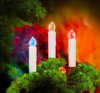 Christmas Tree Lights Remote Control With LED Candle Christmas Tree Lights Remote Control With LED Candle