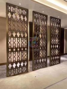 Wholesale stone arts: Sales Office Stainless Steel Screen Lattice Simple Stainless Steel Screen Partition Custom