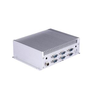 Wholesale mini pc: Mini Fanless J1900 4G  RAM 128G SSD Embedded Industrial Box PC