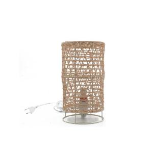 Wholesale pendant lamp: High Quality Natural Color  Cylinder Bamboo Pendant Light Lampshades Table Rattan Lamp Shade