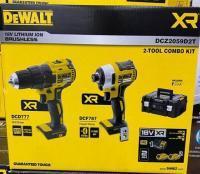 Wholesale drill: Dewalts 18V Combo Kit Cordless Drill & Impact Driver 2x Batteries Charger & Case