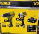 Dewalts 18V Combo Kit Cordless Drill & Impact Driver 2x Batteries Charger & Case