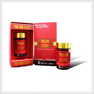 Wholesale ginseng soft capsule: Korea Red Ginseng Extract Powder Capsule (TG-EX)