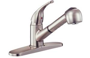 Wholesale steel: Pull-out Kitchen Faucet