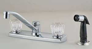 Wholesale handle: Two Handle Kitchen Faucet