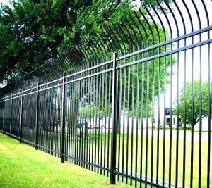 Wholesale security protection: Curved Top Steel Fence