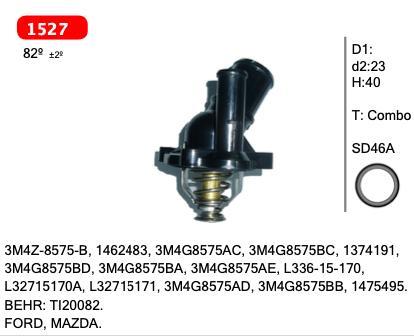 Combo Thermostat For FORD, MAZDA. 3M4Z-8575-B, 1462483, 3M4G8575AC ...