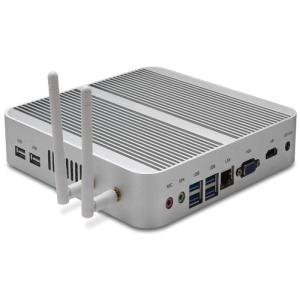 Wholesale Other Computer Products: Business Computer with Intel Core I3/I5 2*DDR4 RAM MSATA SSD+2.5 SATA HDD Fanless Mini PC