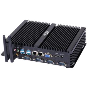 Wholesale Other Computer Products: Powerful Computer Intel I5-3317U Support MSATA SSD+2.5 SATA HDD with 8*USB 4*COM 2*LAN Industrial PC