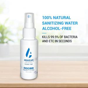 Wholesale bottle water: AQUAHEART - 100% NATURAL Sanitizing Water That Kills 99.9% of Bacteria and Viruses