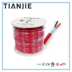 Wholesale alarm system: FPLP Fire Alarm Cable Solid Copper Shielded Red PVC for Security System