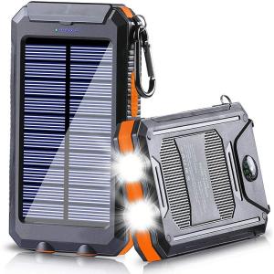 Wholesale cell phone accessories: Solar Power Banks Phone Chargers Power Supply  Solar Mobile Power Source with LED Torch