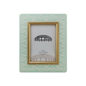 Wholesale mint box: Ceramic Floral Photo Frame