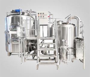 Wholesale beer brewing equipment: 500L Stainless Steel Steam Heated Brewing System with Brewhouse Fermenter Bbt