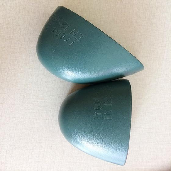 textile upper with synthetic toe cap