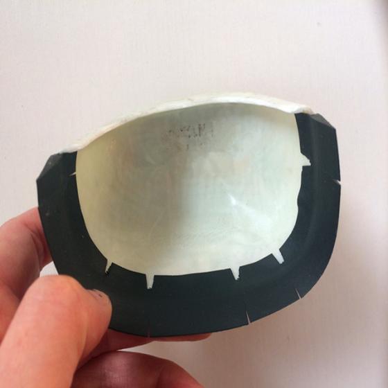 textile upper with synthetic toe cap