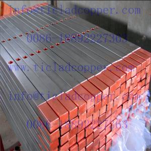 Wholesale vacuum coated gold s: stainless Steel Clad Copper for Wet Metallurgy/ Electroplating/ Copper Steel Clad Conductive Bar