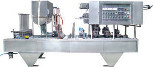 Wholesale creamy highlighter: Cup Filling and Sealing Machine Wholesale creamy highlighter: Cup Filling and Sealing Machine