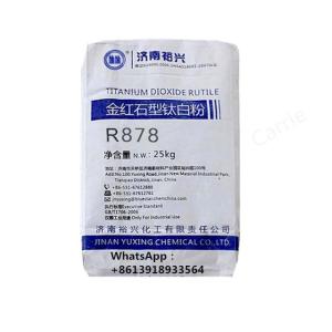 Wholesale organic pigment: Titanium Dioxide R878 Rutile Grade for Paint Plastic Ink Industrial Grade  TIO2 Titanim Dioxide