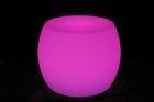 Portable Wireless LED Round Bar Chairs Indoor With16 Single Color Change