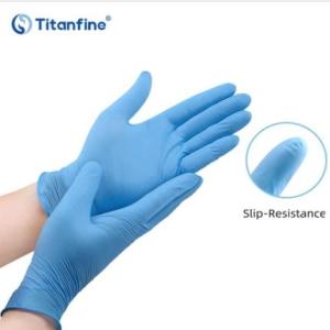 Wholesale non-sterile: 9 Inch 3.5g Blue Examination Nitrile Gloves