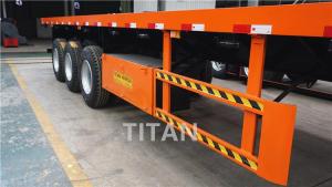Wholesale 40 foot steel containers: 40 Ft Flatbed Container Trailer