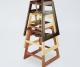 Sell BS09 Stackable Colorful Wood Bar Stool