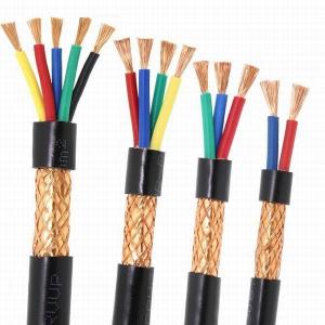 Wholesale copper conductor: Flexible Copper Conductor PVC Insulated Sheathed Shield Control Cable Signal Cable