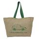Non Laminated Jute Tote Bag with Magnet Button Closure