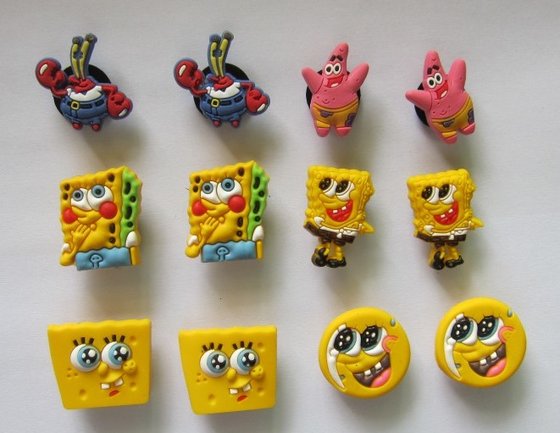 spongebob charms for crocs