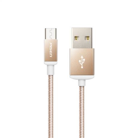 Sell Pisen 2 in 1 Braided Micro USB Charing Data Cable 1000mm 1500mm