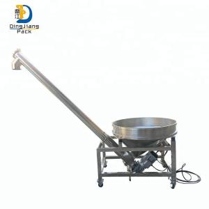 Wholesale inclination: Stainless Steel 230L Hopper Movable Inclined Dry Powder Conveyor for Washing Powder