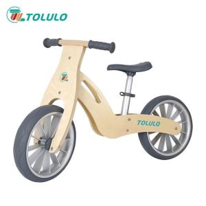 Wholesale 8 inch balance scooter with handle: Wooden Balance Bike