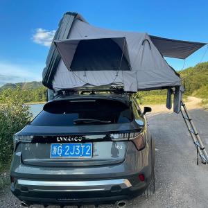 Wholesale cargo truck: Hard Shell Fold-out Roof Tent