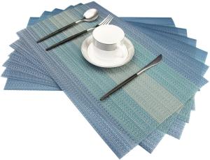 Wholesale Placemats & Coasters: Waterproof Decorate PVC Material Woven Place Table Mat