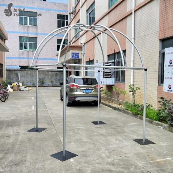 Pipe And Drape Dome System 10ft Diameter Draping Stands For
