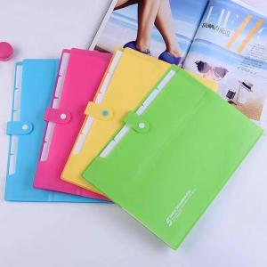 Wholesale binder: Eco-friendly A4 Size Binder Paper Organizer Index Divider Page PP Plastic File Folder with Tab