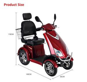 Wholesale electric scooter battery: Elephant Model Mobility Scooter Electric 4 Wheel Handicapped Scooter for Elderly