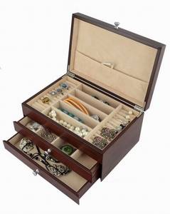 Wholesale jewelry: High Gloss Finish Wooden Jewelry Box