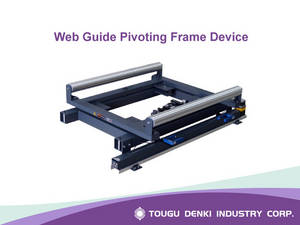 Wholesale plastic film: Pivoting Frame Guide System (Sistemas De Cuadrante Alineador)