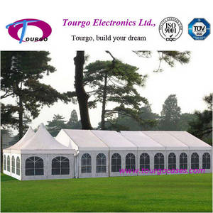 Wholesale aluminum sport tents: Tourgo White Wedding Tent