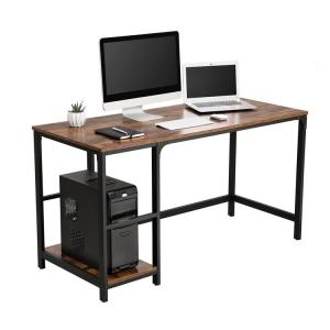 Wholesale wooden office furniture: Home Office Computer Desk with Metal Legs