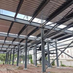 Wholesale shop security systems: 800 Tons Two-story Steel Structure Building Local