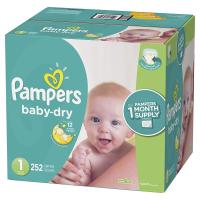 PAMPERS Baby Dry Nappies Size 3 49 Kg 1 Mega Box