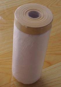 Wholesale tape masking film tape: Crepe Paper Pre Taped Masking Film