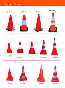 Wholesale reflective cone: PVC Traffic Cone