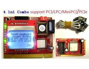 Wholesale pcie: Professional 4 in 1 PCIE Diagnostic Card
